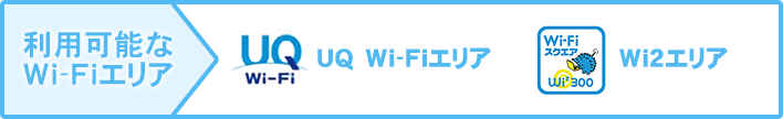 利用可能な Wi-Fiエリア
